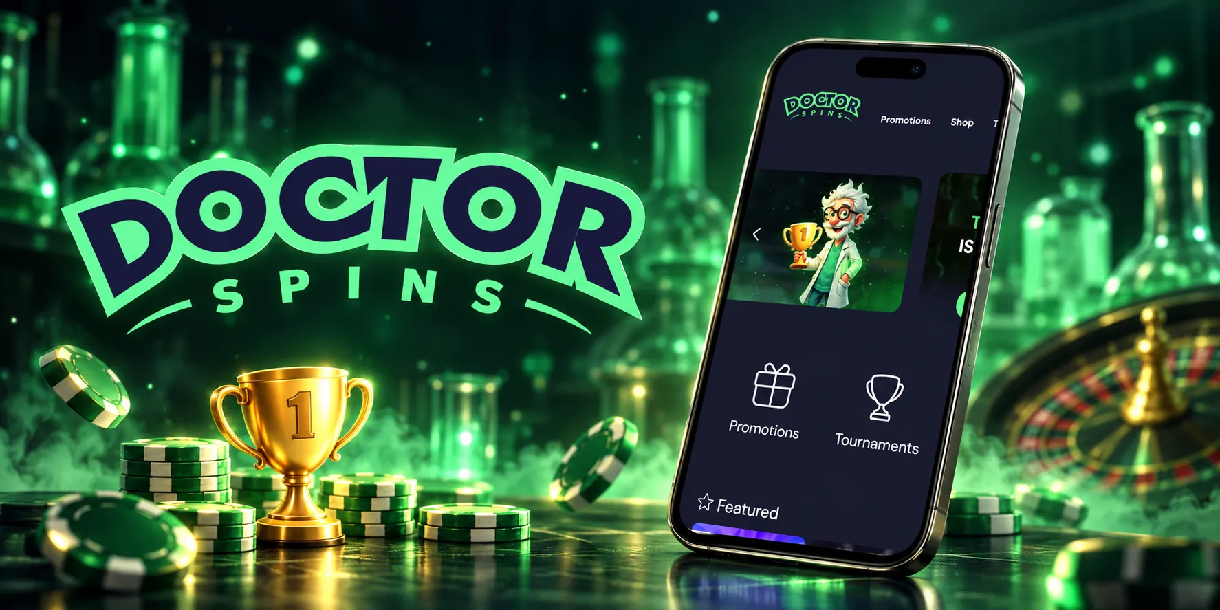 DoctorSpins Casino App-schermafbeelding